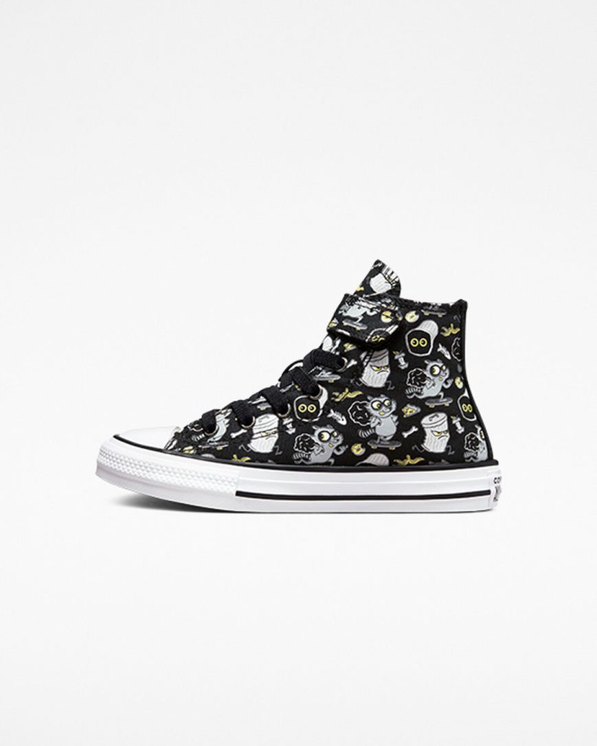 Tenisky Vysoke Converse Chuck Taylor All Star Easy-On Raccoons Dievcenske Čierne Siva | SK QELZM5